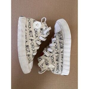 Converse Not A Chuck High-Top Unisex Kids Sneakers, Orange Sole, Size 7